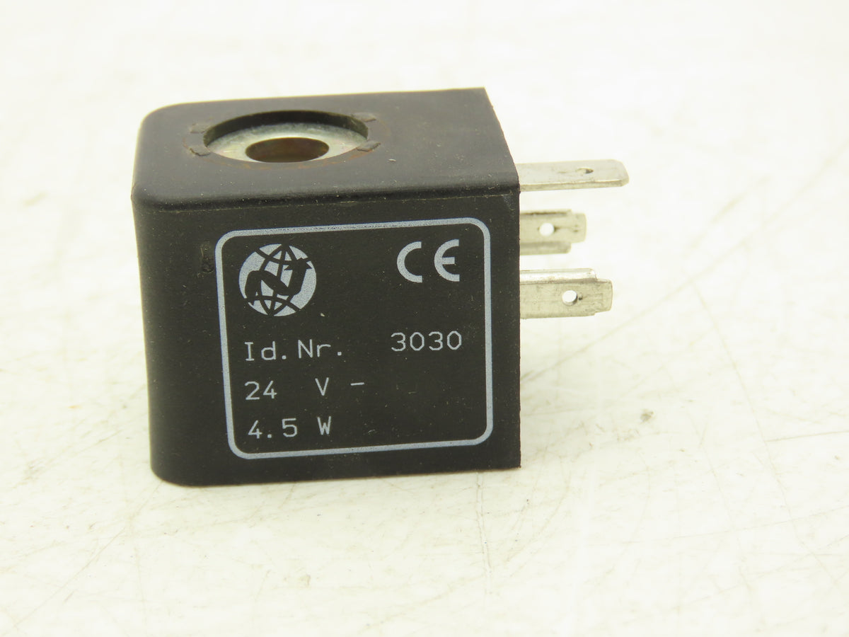 Norgren 3030 IMI Herion Solenoid Coil 24 VDC 4.5 Watt 3 Pin DIN EN 175301-803