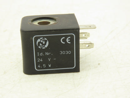 Norgren 3030 IMI Herion Solenoid Coil 24 VDC 4.5 Watt 3 Pin DIN EN 175301-803
