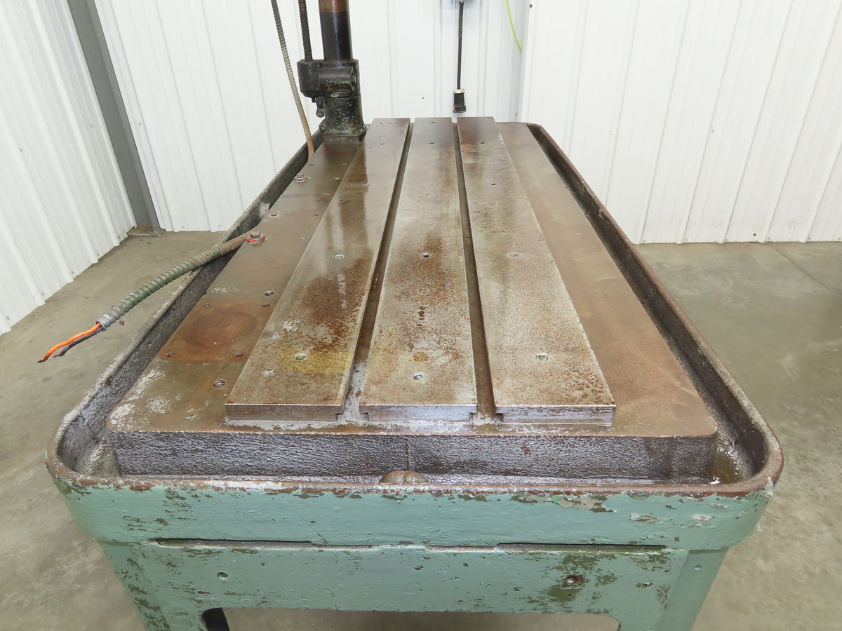 Atlas 1160 Vintage 15" Drill Press 49x21" Slotted Table 4" Stroke 1/2HP 115/230V