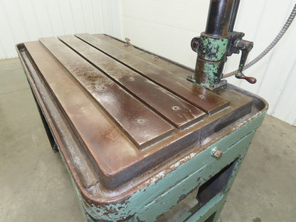 Atlas 1160 Vintage 15" Drill Press 49x21" Slotted Table 4" Stroke 1/2HP 115/230V
