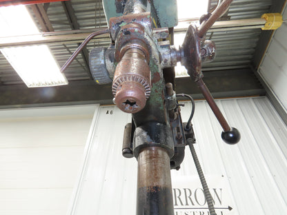 Atlas 1160 Vintage 15" Drill Press 49x21" Slotted Table 4" Stroke 1/2HP 115/230V