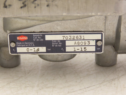 IMI Herion 7032631 Indirect Solenoid Actuated Poppet Valve 3/4" FNPT 15BAR