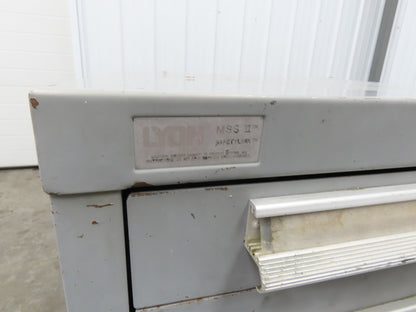 Lyon MSS II Small Tool Cabinet Chest 5 Drawer 23x28x32" Lista Stanley Vidmar