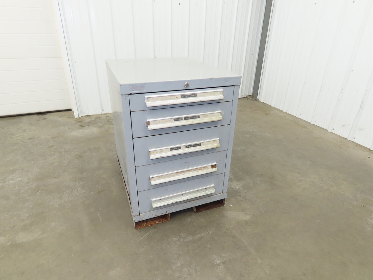 Lyon MSS II Small Tool Cabinet Chest 5 Drawer 23x28x32" Lista Stanley Vidmar