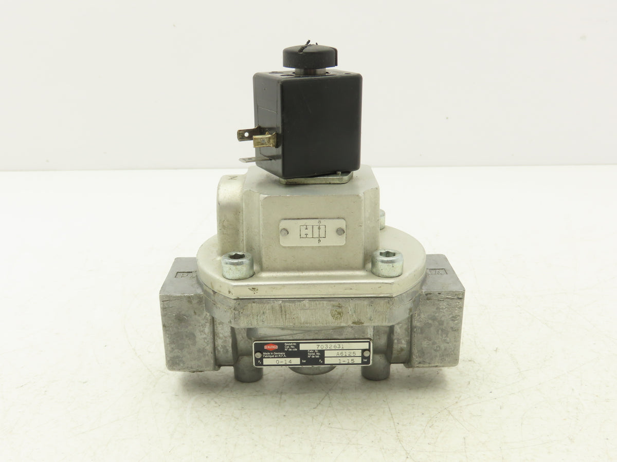 IMI Herion 7032631 Indirect Solenoid Actuated Poppet Valve 3/4" FNPT 24VDC 15BAR