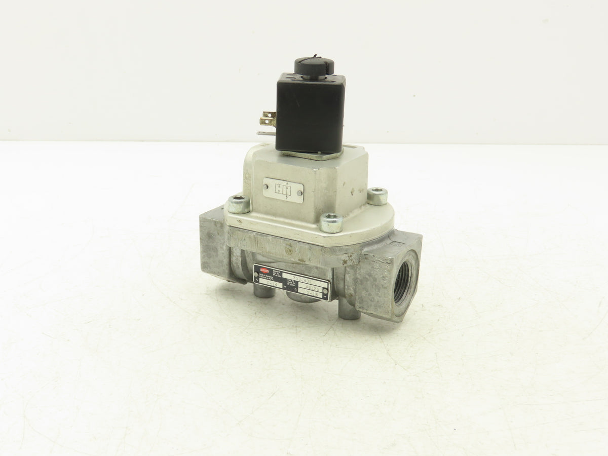 IMI Herion 7032631 Indirect Solenoid Actuated Poppet Valve 3/4" FNPT 24VDC 15BAR