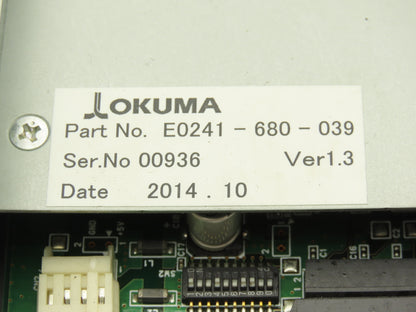 Okuma E0241-680-039 Flash Memory Drive Unit USB Adaptor Circuit Board