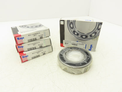 Koyo 62102RSC3 Ball Bearing 50 mm Bore 90 mm OD 20 mm Width Double Seal Lot of 4