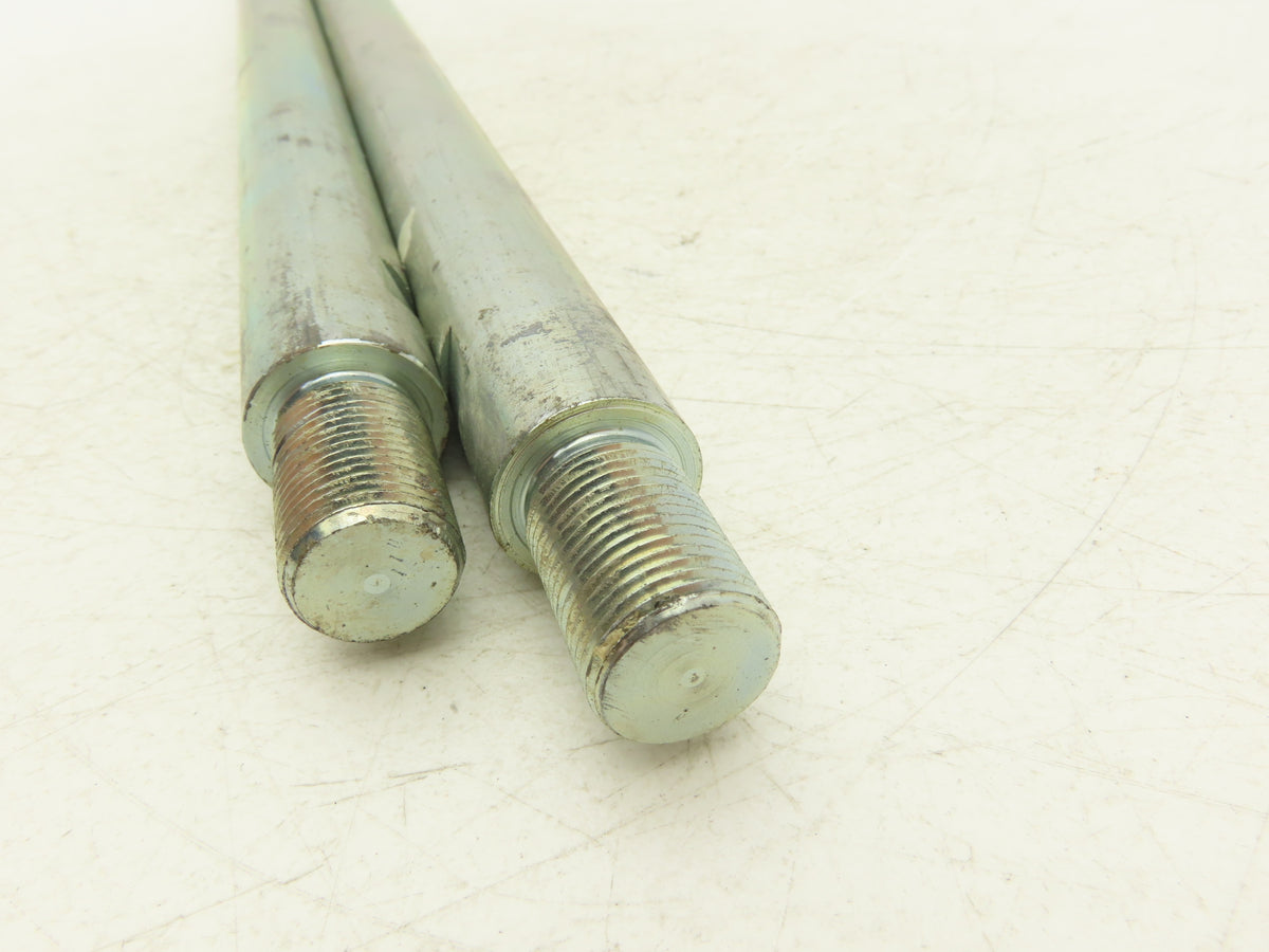 Air Cylinder Shaft Extension Rod 1"x 30.5"L  3/4-16 Thread Steel  Lot of 2