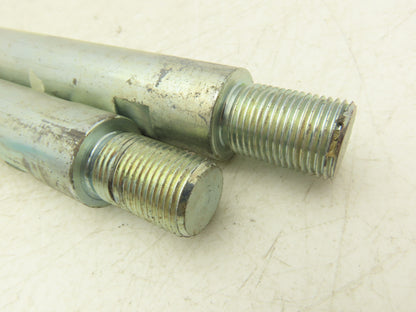 Air Cylinder Shaft Extension Rod 1"x 30.5"L  3/4-16 Thread Steel  Lot of 2