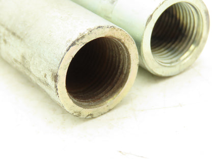 Air Cylinder Shaft Extension Rod 1"x 30.5"L  3/4-16 Thread Steel  Lot of 2