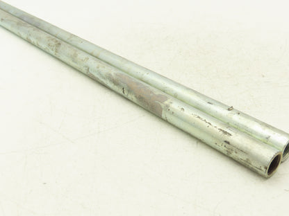 Air Cylinder Shaft Extension Rod 1"x 30.5"L  3/4-16 Thread Steel  Lot of 2
