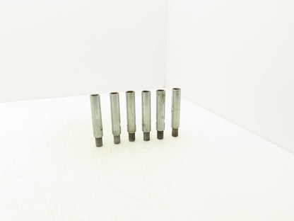Air Cylinder Shaft Extension Steel Rod 1"x 4-7/16"L  3/4-16 Thread  Lot of 6
