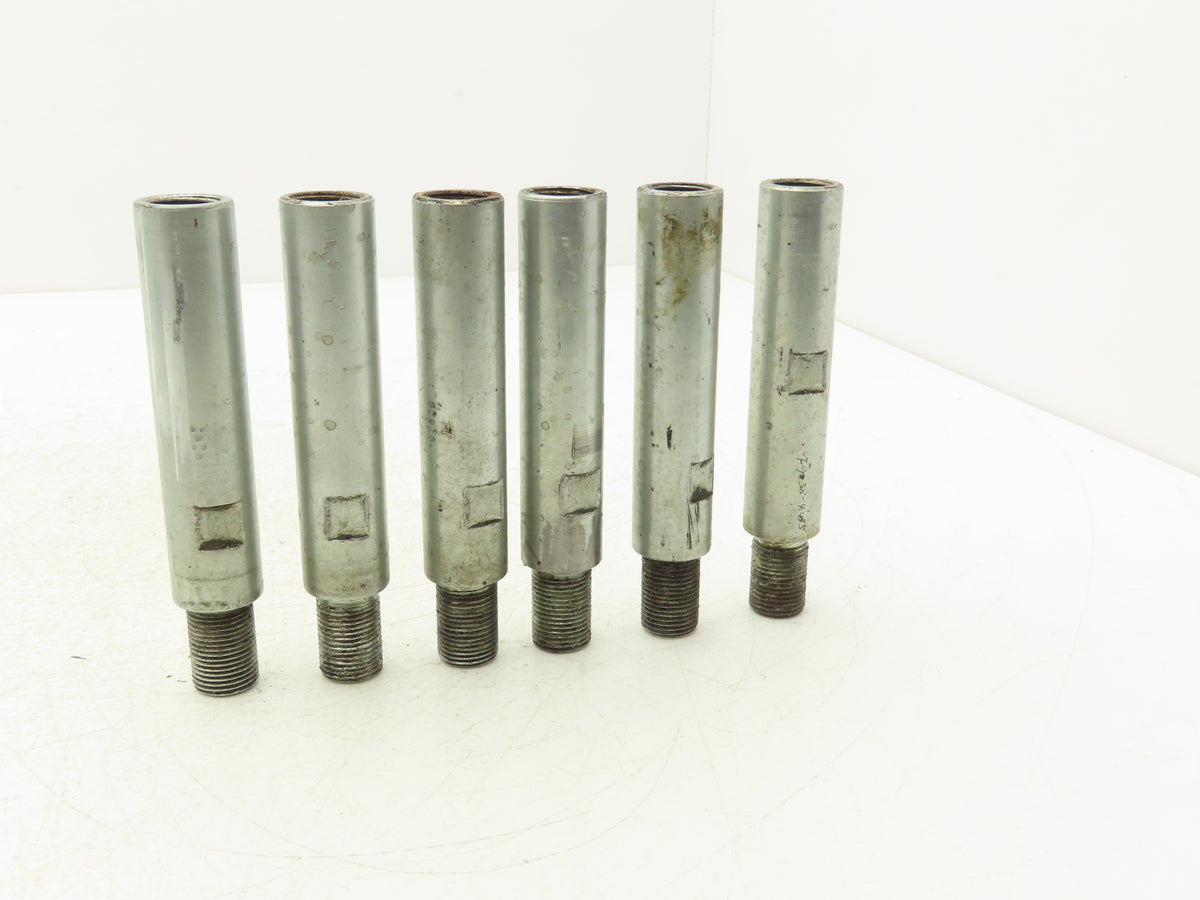Air Cylinder Shaft Extension Steel Rod 1"x 4-7/16"L  3/4-16 Thread  Lot of 6