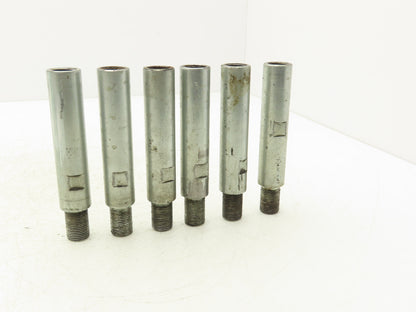 Air Cylinder Shaft Extension Steel Rod 1"x 4-7/16"L  3/4-16 Thread  Lot of 6