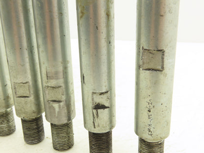 Air Cylinder Shaft Extension Steel Rod 1"x 4-7/16"L  3/4-16 Thread  Lot of 6
