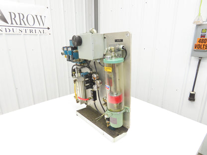 Mac Pneumatic Valve System Lincoln Grease Pump Lubricator Control Panel Air