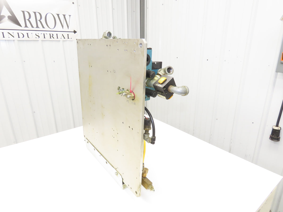 Mac Pneumatic Valve System Lincoln Grease Pump Lubricator Control Panel Air