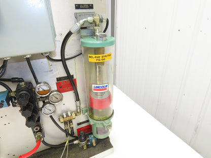 Mac Pneumatic Valve System Lincoln Grease Pump Lubricator Control Panel Air