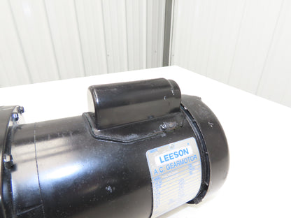 Leeson 107013.00 C4C17FZ37C AC Gearmotor 79:1 Ratio 22rpm .5Hp 115/230V 1PH 48Y