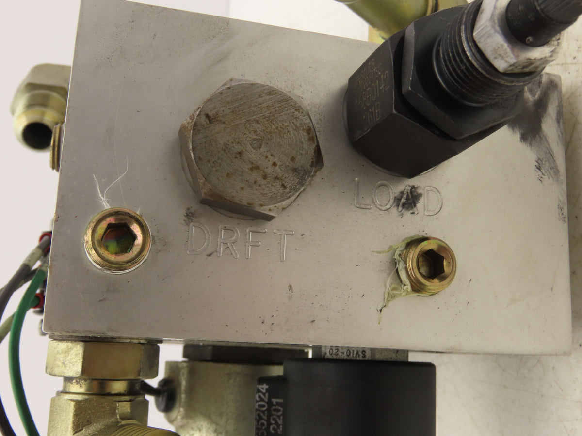 Raymond Forklift Hydraulic Manifold Block Assembly Removed From 640-C40TT