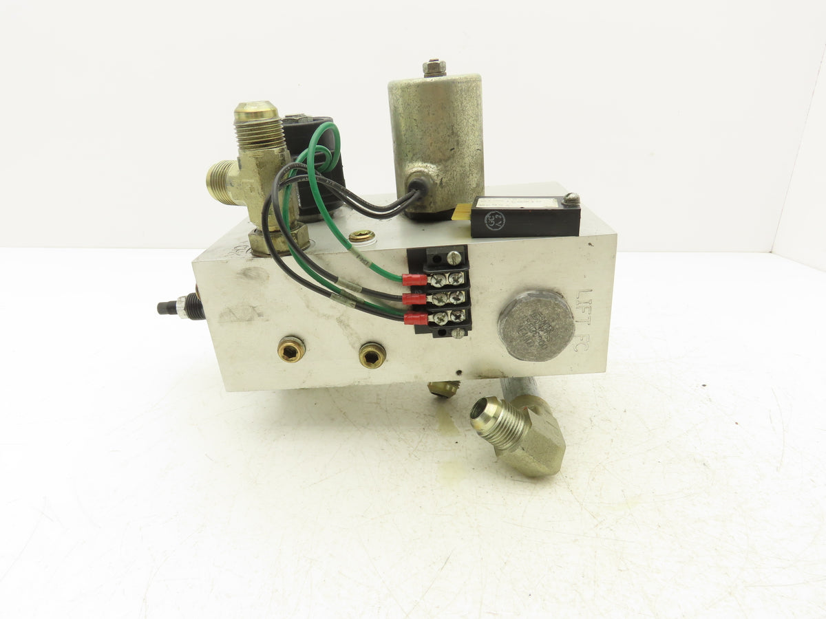 Raymond Forklift Hydraulic Manifold Block Assembly Removed From 640-C40TT
