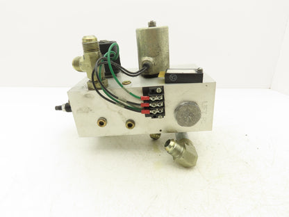 Raymond Forklift Hydraulic Manifold Block Assembly Removed From 640-C40TT
