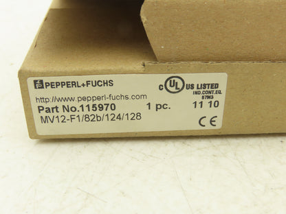 Pepper + Fuchs 115970 Retroreflective Photoelectric Sensor 5 Pin M12 10-30 VDC