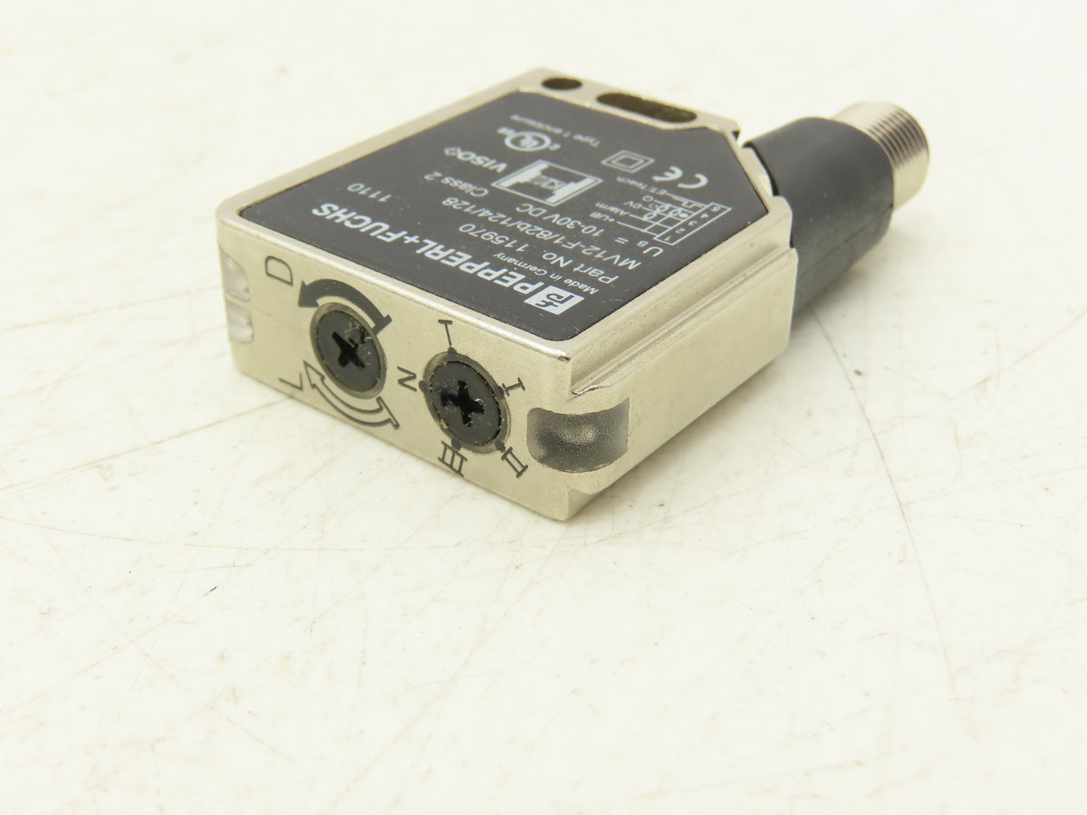 Pepper + Fuchs 115970 Retroreflective Photoelectric Sensor 5 Pin M12 10-30 VDC