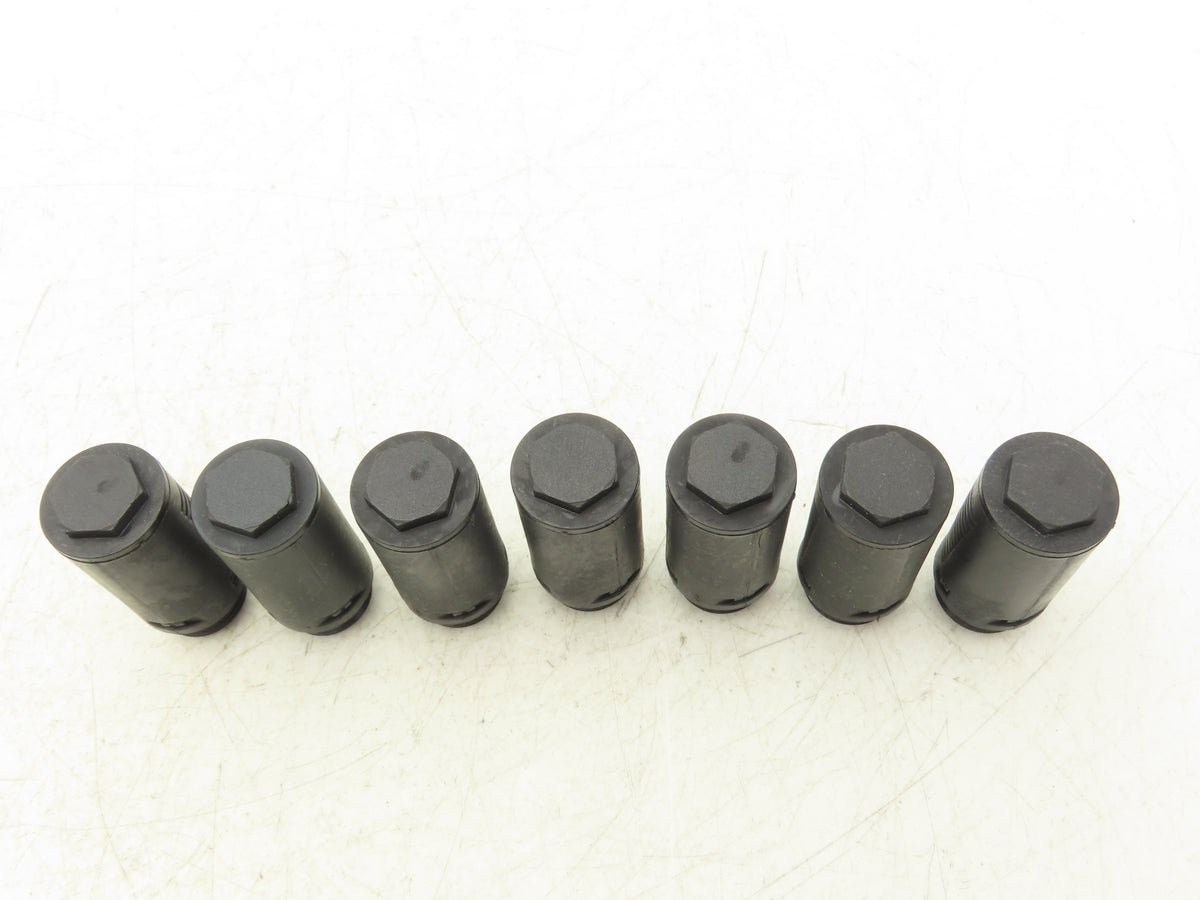 Milton 02A-07 G1/2 Pneumatic Silencer Muffler Noise Reducer G1/2" Lot of 7