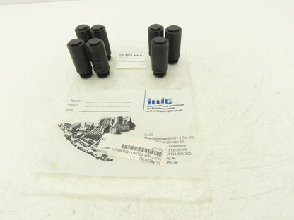 Milton 02A-07 G1/2 Pneumatic Silencer Muffler Noise Reducer G1/2" Lot of 7