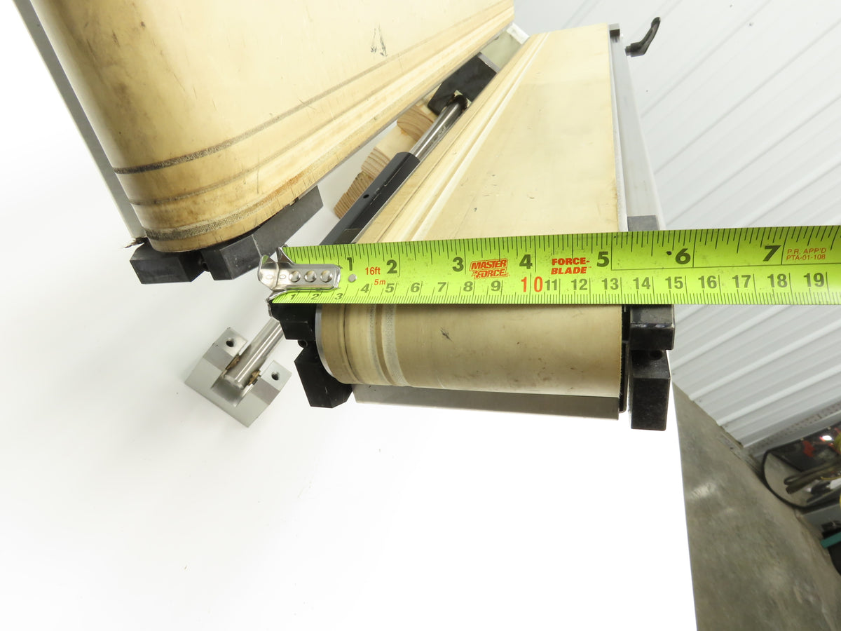 Dual Belt Conveyor 90° V-Trough 4"x 34"L Adj Incline Mount Bag Closing 230/460V