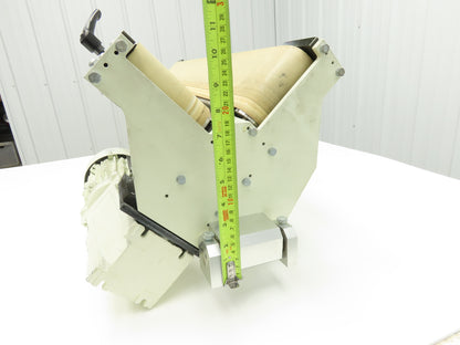 Dual Belt Conveyor 90° V-Trough 4"x 34"L Adj Incline Mount Bag Closing 230/460V