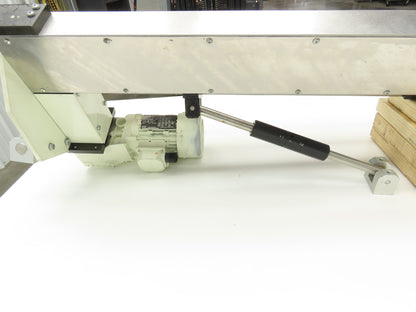 Dual Belt Conveyor 90° V-Trough 4"x 34"L Adj Incline Mount Bag Closing 230/460V