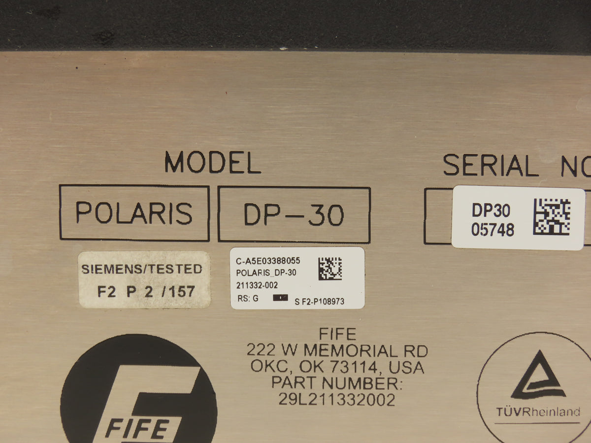 Fife DP-30 Polaris Web Guide Controller 211332-001 90-264VAC