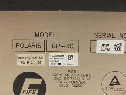 Fife DP-30 Polaris Web Guide Controller 211332-001 90-264VAC