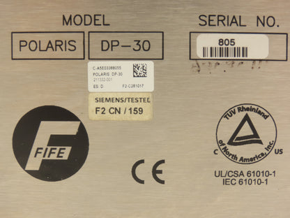 Fife DP-30 Polaris Web Guide Controller 211332-001 90-264VAC - READ