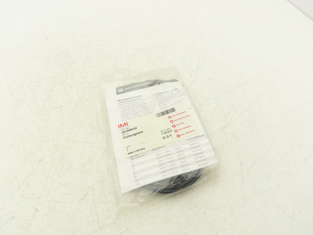 Norgren QA/8080/00 Service Repair Kit DA/8000, 80mm Bore Seals & O-Rings