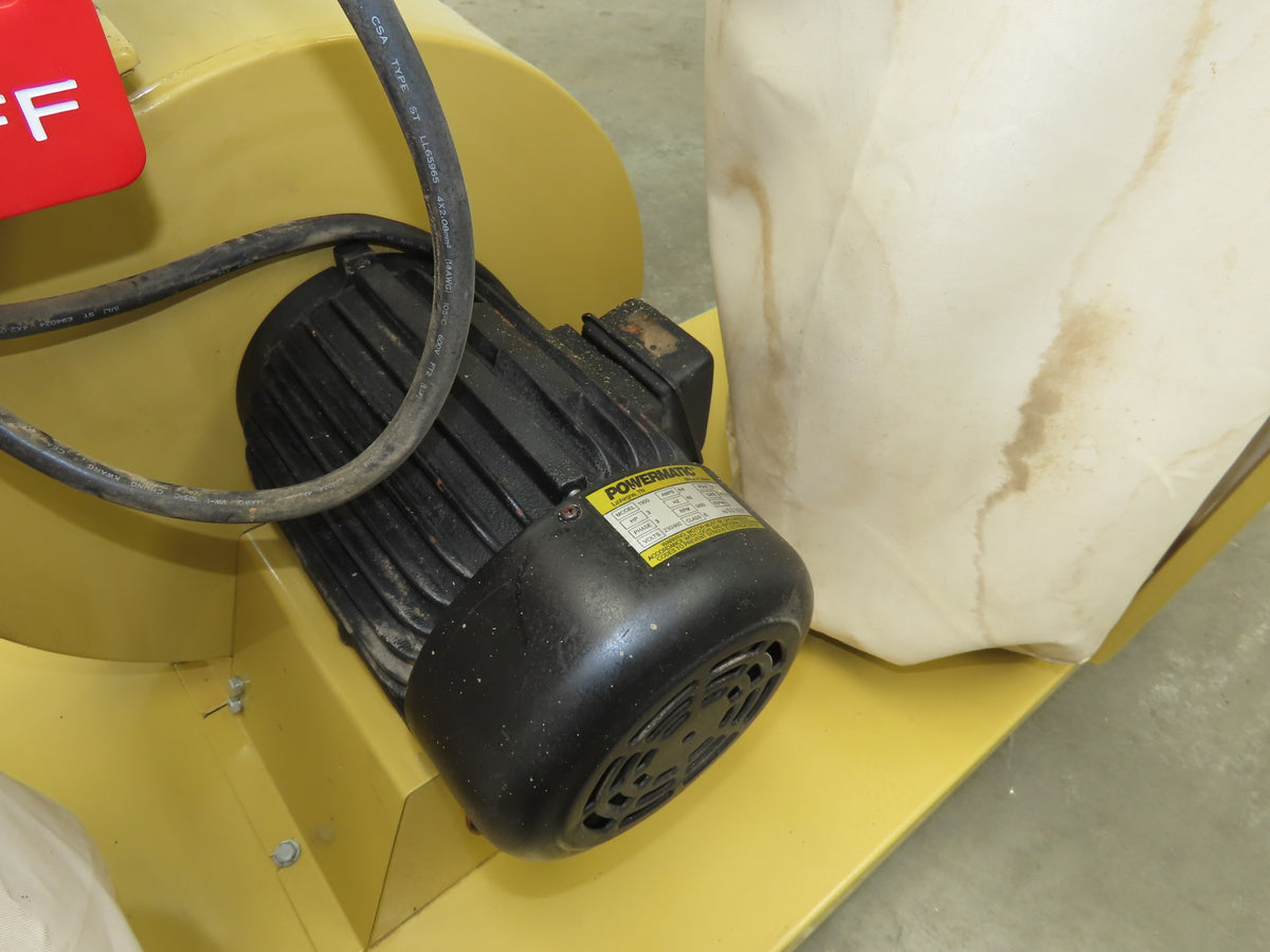 Powermatic PM1900-3 Turbo Cone Wood Dust Collector 3HP 3PH 230/480V Motor