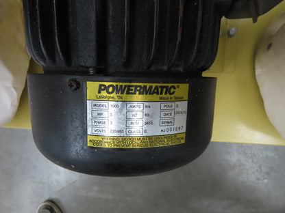 Powermatic PM1900-3 Turbo Cone Wood Dust Collector 3HP 3PH 230/480V Motor