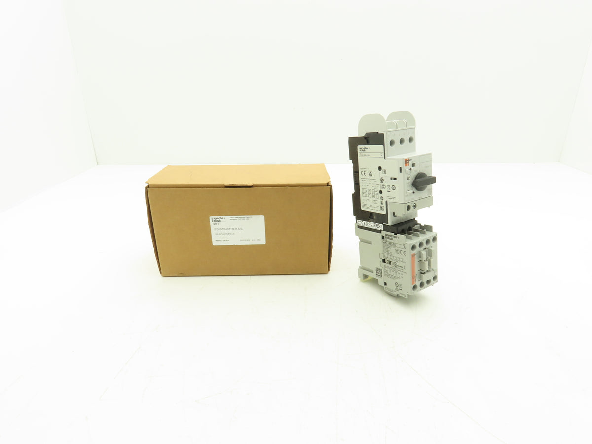Sprecher + Schuh Combination Motor Starter 2.5-4.0A 600V 3Ph 24V Coil 2-7.5Hp