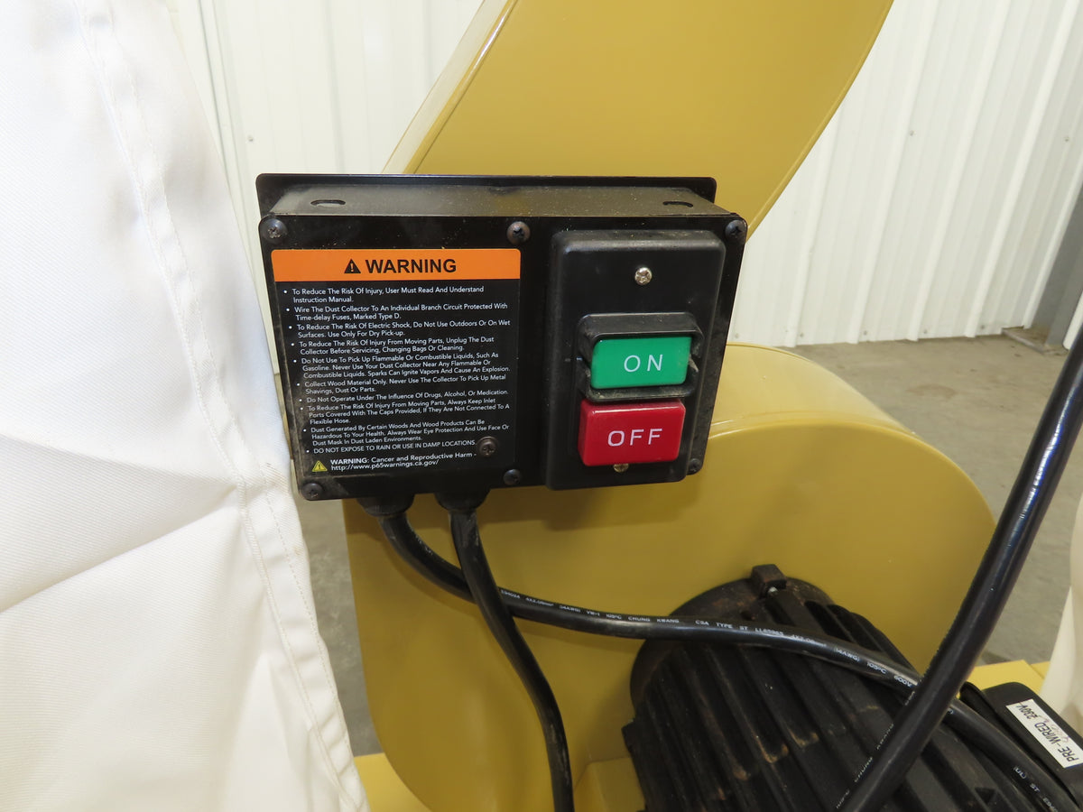 Powermatic PM1900-3 Dust Collector Turbo Cone Wood 3HP 3PH 230/480V Motor