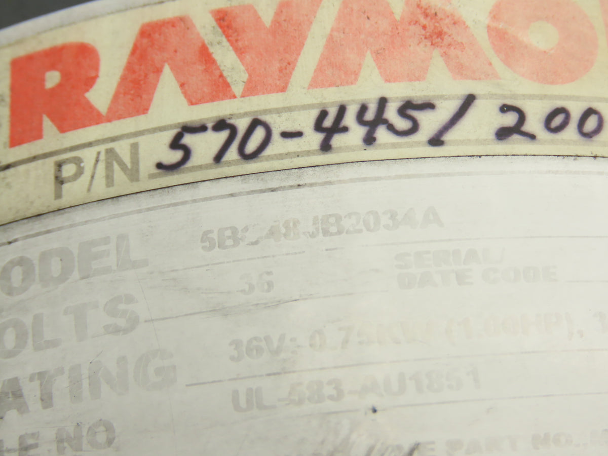 Raymond 570-445/200 Forklift Hydraulic Pump & Motor Removed From 640-C40TT
