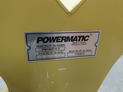 Powermatic PM1900-3 Wood Dust Collector Turbo Cone 3HP 3PH 230/480V Motor