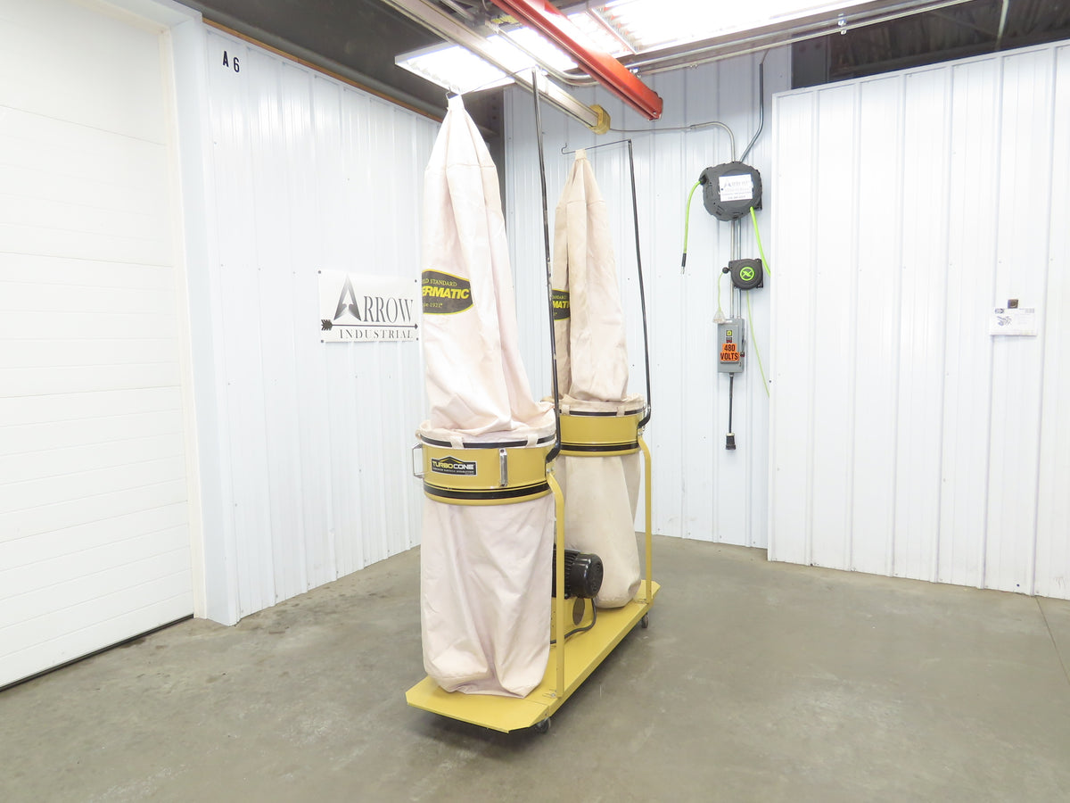 Powermatic PM1900-3 Turbo Cone Wood Dust Collector 3HP 3PH 480V Only Motor