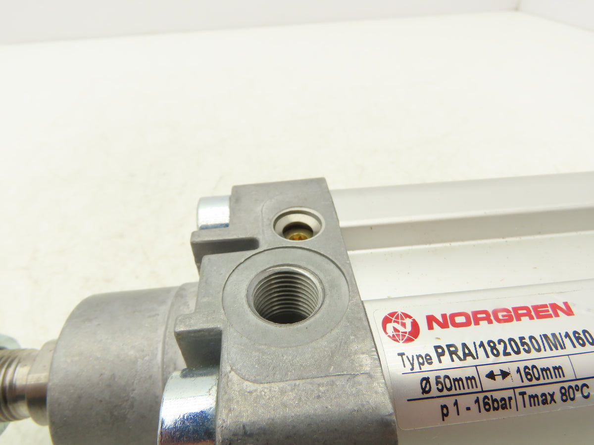 Norgren PRA/182050/M/160 Pneumatic Cylinder 50 mm Bore 160 mm Stroke 230 PSI