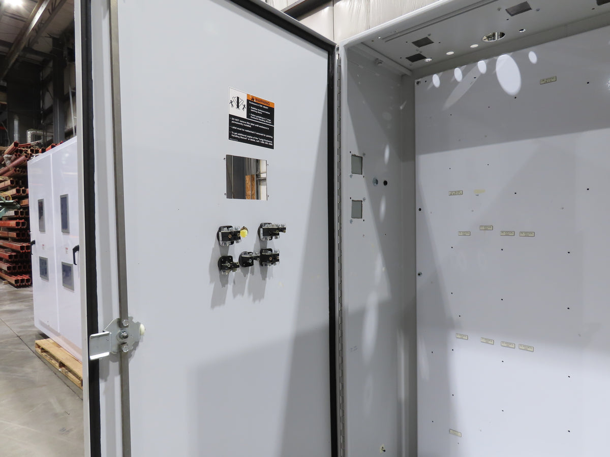 Hoffman 2-Door Freestanding Electrical Enclosure 74x72x18" 250A Disconnect Panel