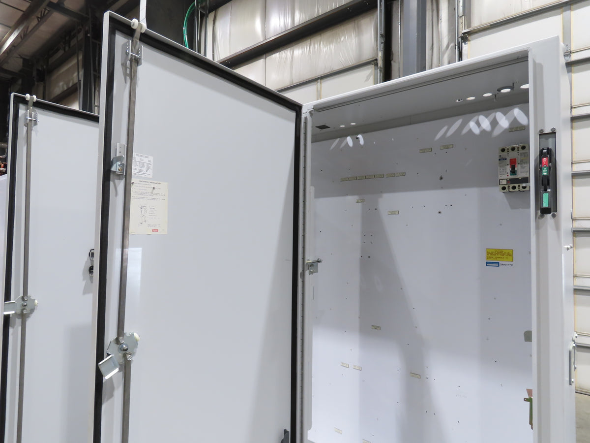 Hoffman 2-Door Freestanding Electrical Enclosure 74x72x18" 250A Disconnect Panel