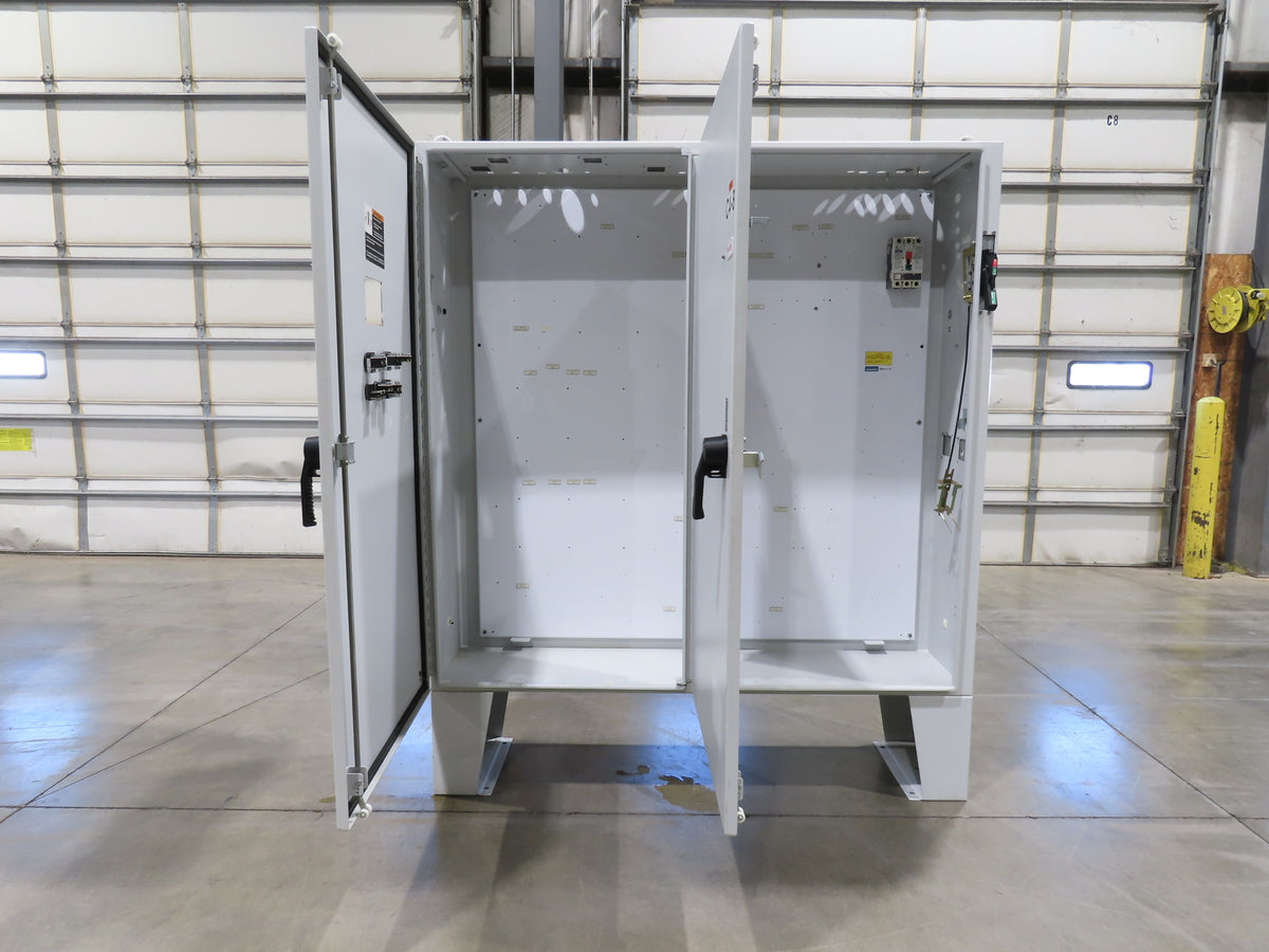 Hoffman 2-Door Freestanding Electrical Enclosure 74x72x18" 250A Disconnect Panel