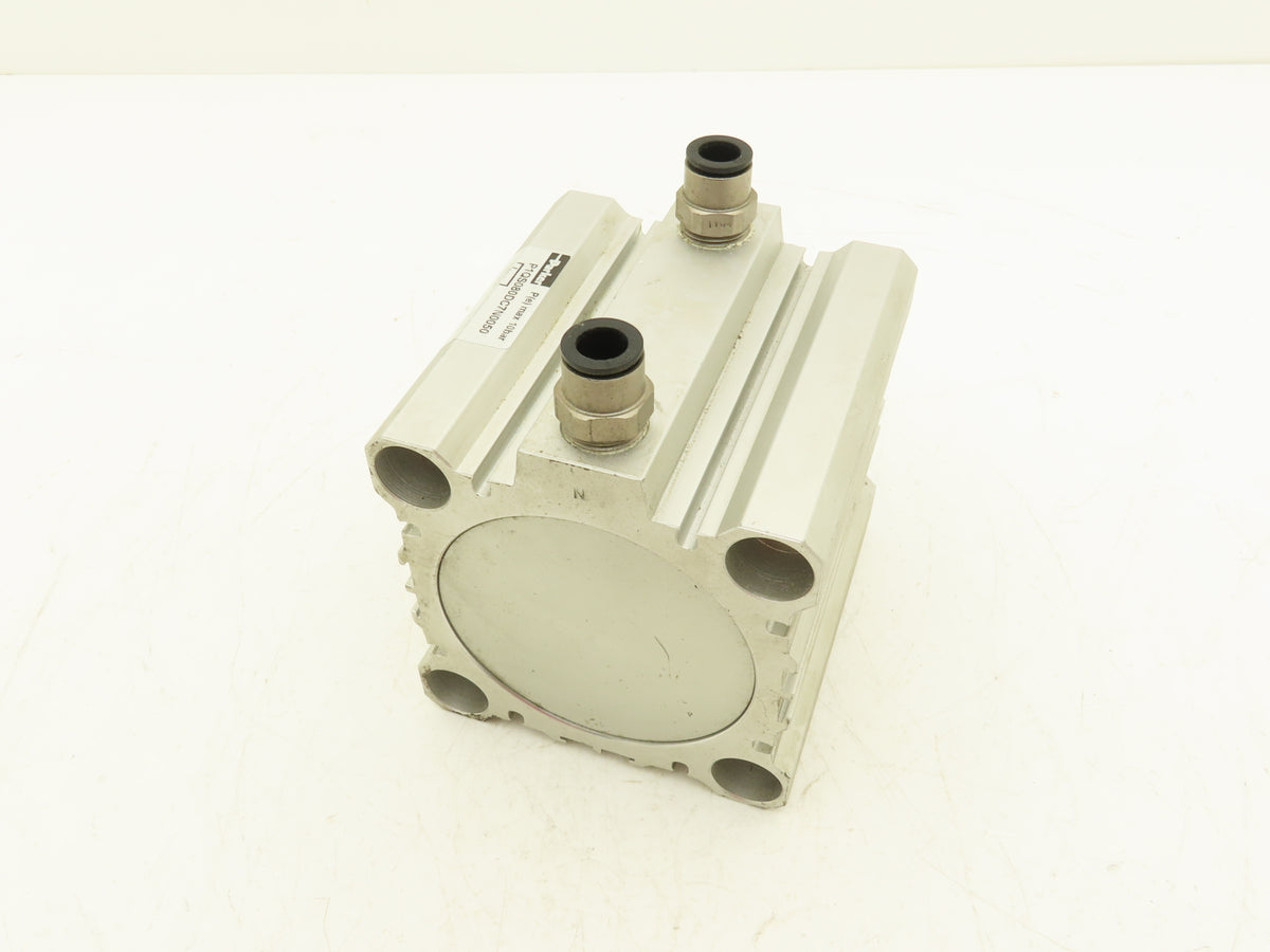 Parker P1QS080DC7N0050 Pneumatic Air Cylinder 80mm Bore 50mm Stroke 145PSI
